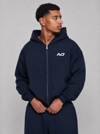 Basic Navy Zipper